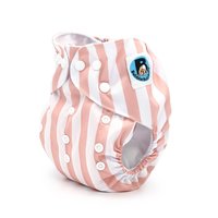 Jolie Fleur Collection, 6 pocket cloth diapers with 3-layer diaper inserts
