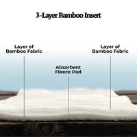 Bamboo Cloth Diaper Insert *Booster* (6 pack)