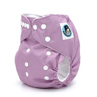 Pale Purple Pocket Cloth Diaper in "Lavender" Print with Diaper Insert