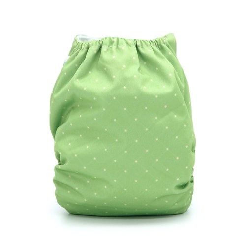 Fresh Green Pocket Cloth Diaper - "Fairway" Print with Insert